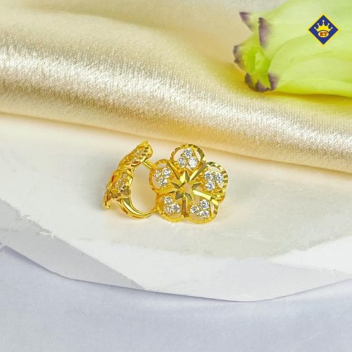 Bông Tai Nữ Vàng 610 KTJ080