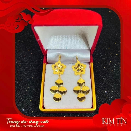 Bông tai vàng 983 KT229