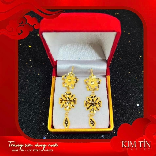 Bông tai vàng 983 KT232