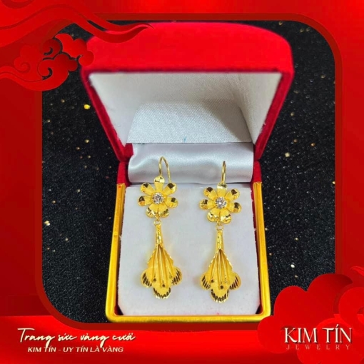 Bông tai vàng 983 KT239