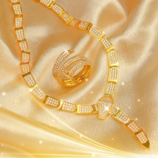 Bộ Trang Sức Kim Xà KTJ013