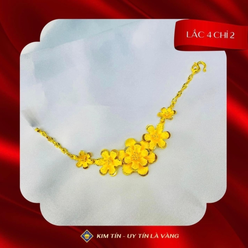 Lắc bông vàng 983 KTJ254