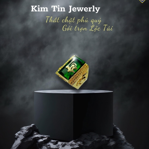 Nhẫn Nam Vàng 610 KTJ057