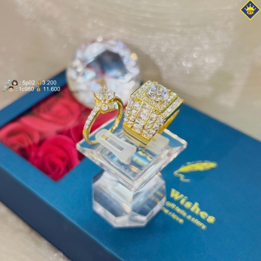 Nhẫn Đôi Nam Nữ KTJ013