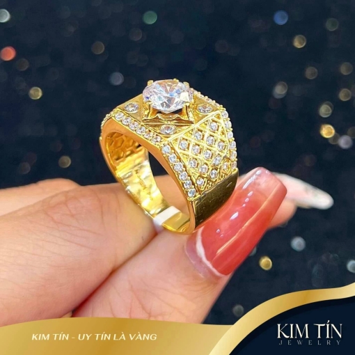 Nhẫn Nam Vàng 610 KTJ044