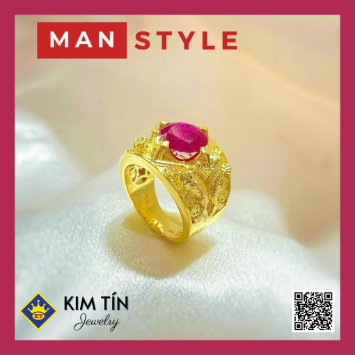 Nhẫn Nam Vàng 610 KTJ016