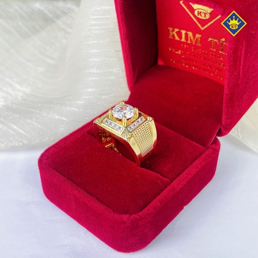 Nhẫn Nam Vàng 610 KTJ066