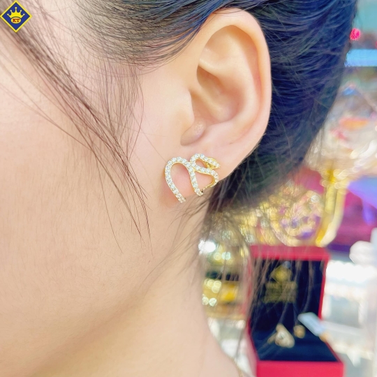 Bông Tai Nữ Vàng 610 KTJ077
