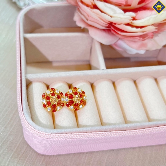 Bông Tai Nữ Vàng 610 KTJ059