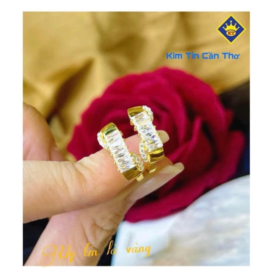 Bông Tai Nữ Vàng 610 KTJ051