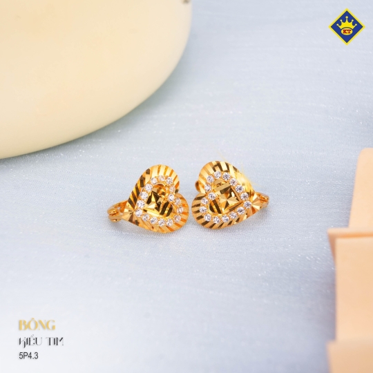 Bông Tai Nữ Vàng 610 KTJ091