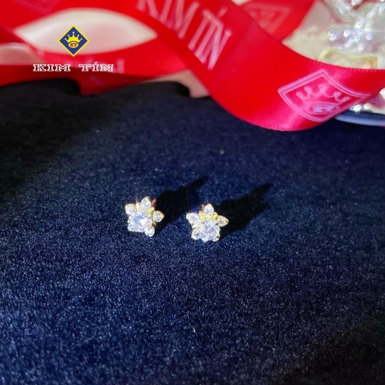 Bông Tai Nữ Vàng 610 KTJ004