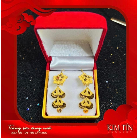 Bông tai vàng 983 KT238
