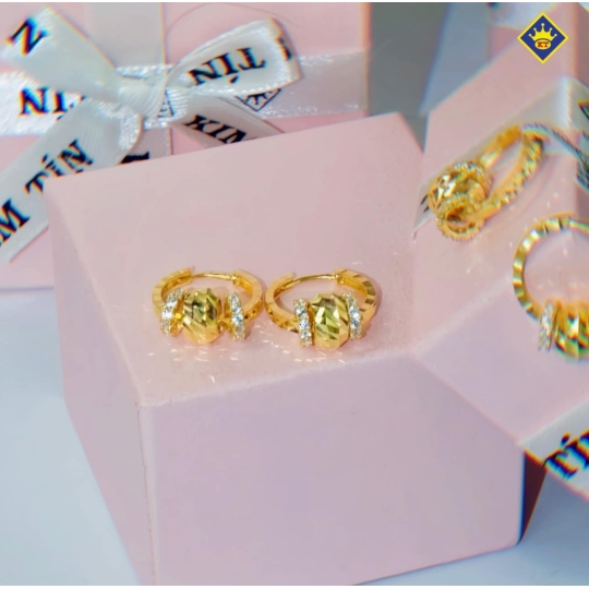 Bông Tai Nữ Vàng 610 KTJ067