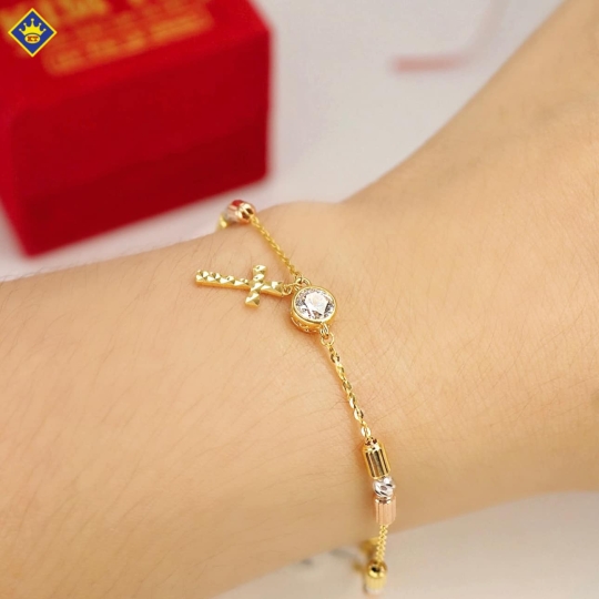 Lắc Tay Nữ Vàng 610 KTJ034