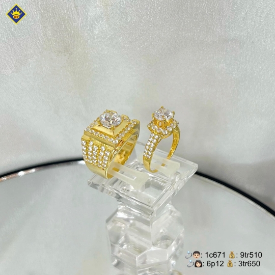 Nhẫn Đôi Nam Nữ KTJ011