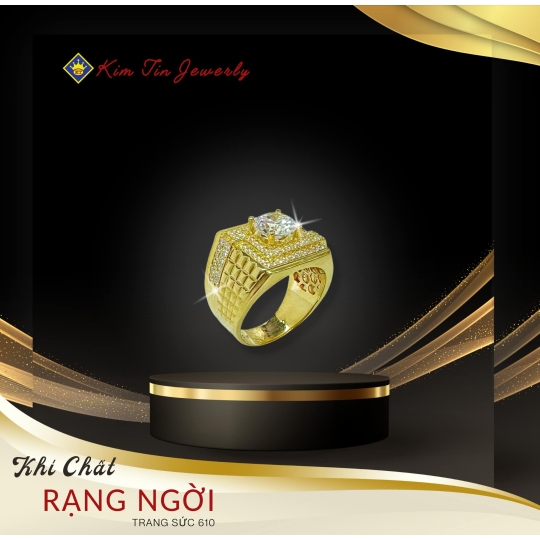 Nhẫn Nam Vàng 610 KTJ060