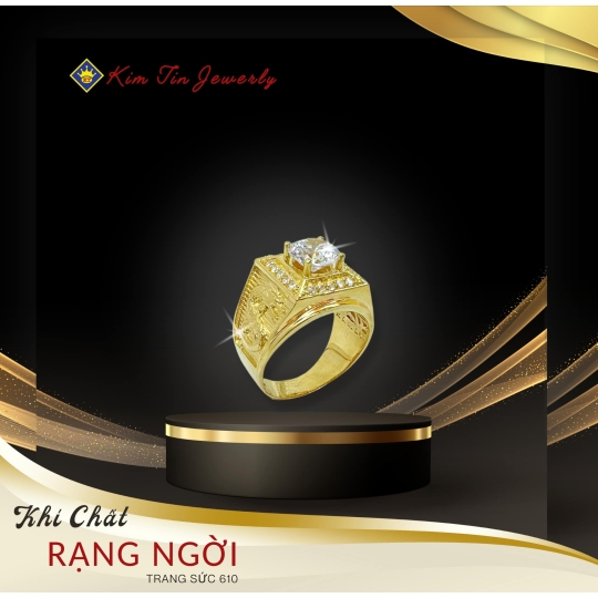 Nhẫn Nam Vàng 610 KTJ060