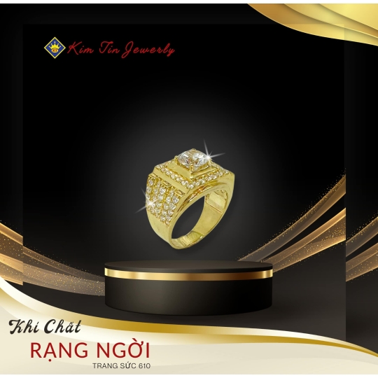 Nhẫn Nam Vàng 610 KTJ060
