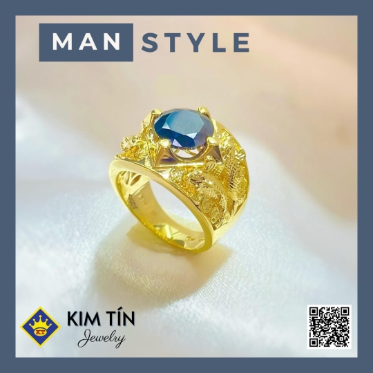Nhẫn Nam Vàng 610 KTJ015