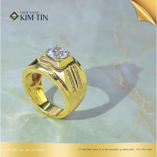 Nhẫn nam vàng 610 KTJ006