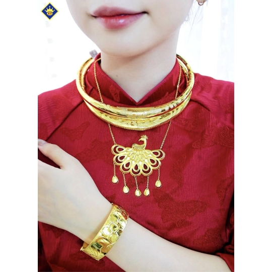 Bộ Trang Sức Vàng Cưới KTJ276
